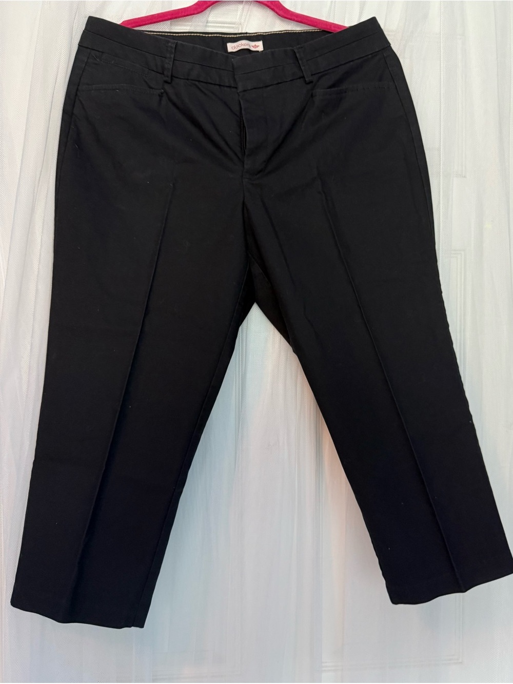 Dockers Black Flat-Front Men’s Shorts